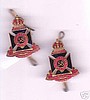 58th Batt Essendon, Coburg, Brunswick Rifles Collar Badge Pair
