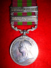 India General Service Medal 1895-1902,  (2) clasps 'Punjab Frontier 1897-98', and 'Tirah 1897-98' to
