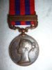 India General Service Medal 1854-95, Bronze issue, Clasp "Chin Hills 1892-93, to a Bearer, C.T.D.