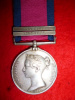 Military General Service Medal 1793-1814, (2) clasps, Vittoria, Toulouse to The 10th Hussars 