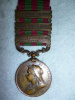 India General Service Medal 1895 - 1902, (3) Clasps, Bronze Issue