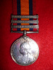 Queen’s South Africa Medal 1899-1902, (3) clasps to Roberts’ Horse (from Cork, Ireland)