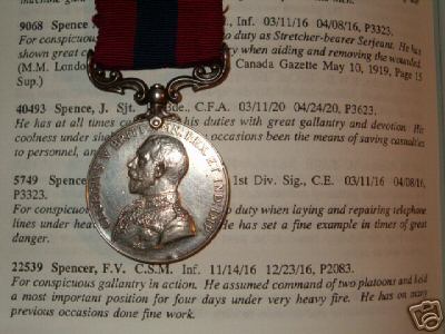Distinguished Conduct Medal to 13th Battalion (Black Watch of Canada) CEF