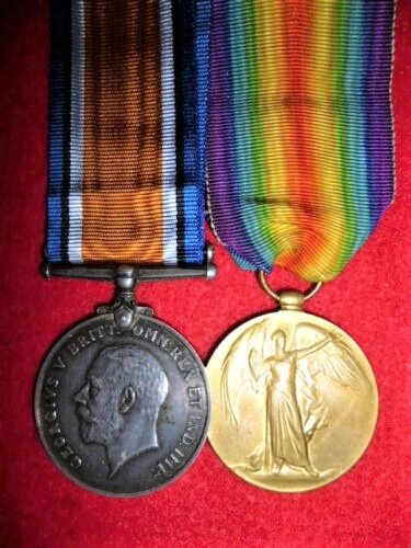  WW1 CEF Medal Pair to Webster, 43rd Canadian Infantry, (Member of 79th Cameron Highlanders Militia)