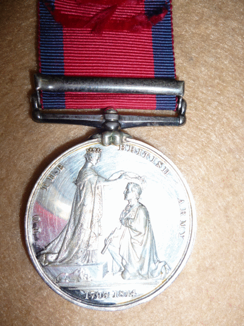 Military General Service Medal 1793-1814, (1) clasp, Maida, to Lt. Colonel Charles Thompson, 27th Fo