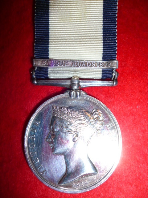Naval General Service Medal 1793-1840, (1) clasp, Basque Roads 1809 