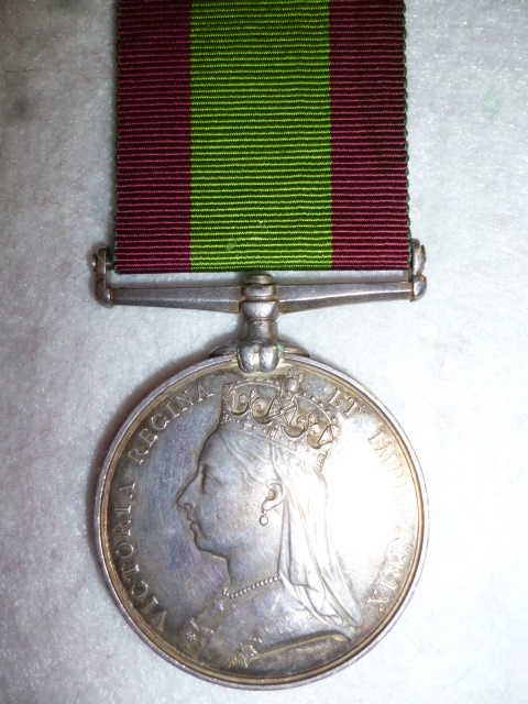 Afghanistan Medal 1878-1880, no clasp, to 14th Regiment (West Yorkshire) - Trusdale