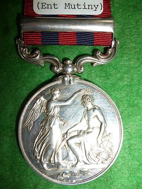 Indian General Service Medal 1854 with Persia clasp to 64th Regt. (North Staffordshire)
