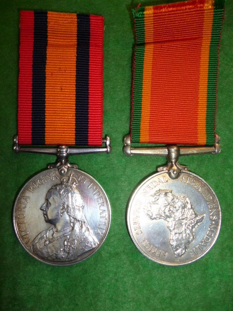 Family Group : Queen's South Africa Medal 1899-1902, no clasp to Adelaide Town Guard, with an Africa