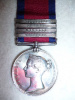 Military General Service Medal 1793-1814, (4) clasps to 18th Hussars, Irish