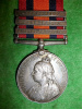 Queen's South Africa Medal 1899-1902 (3) clasps to 6th Dragoon Guards