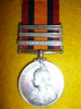 Queen's South Africa Medal 1899-1902, (3) clasps to Kimberley Light Horse     