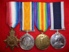 WW1 Naval Long Service Group of (4) Medals, HMS Adventure