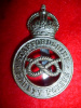 Staffordshire County Police KC Cap Badge